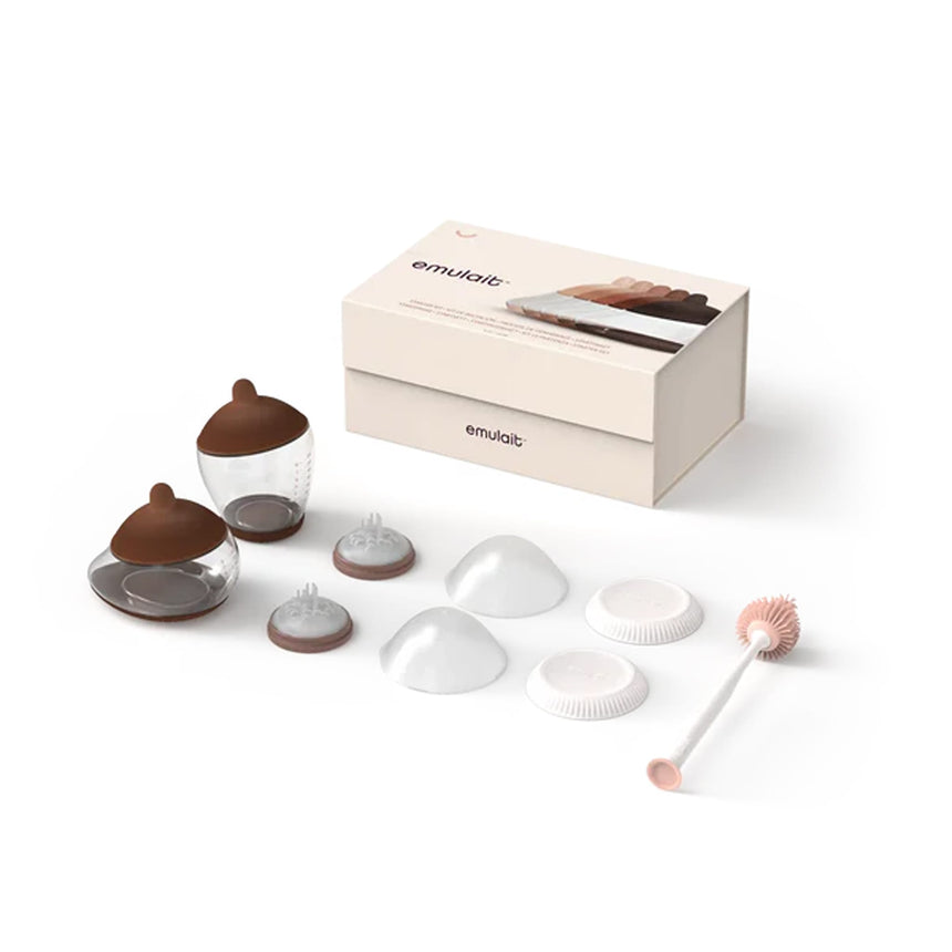 Kit de démarrage Emulait - Tétine Grandeur 4 / Couleur Deep-Emulait-EML-SK-BTB-4-DP-CLÉMENT