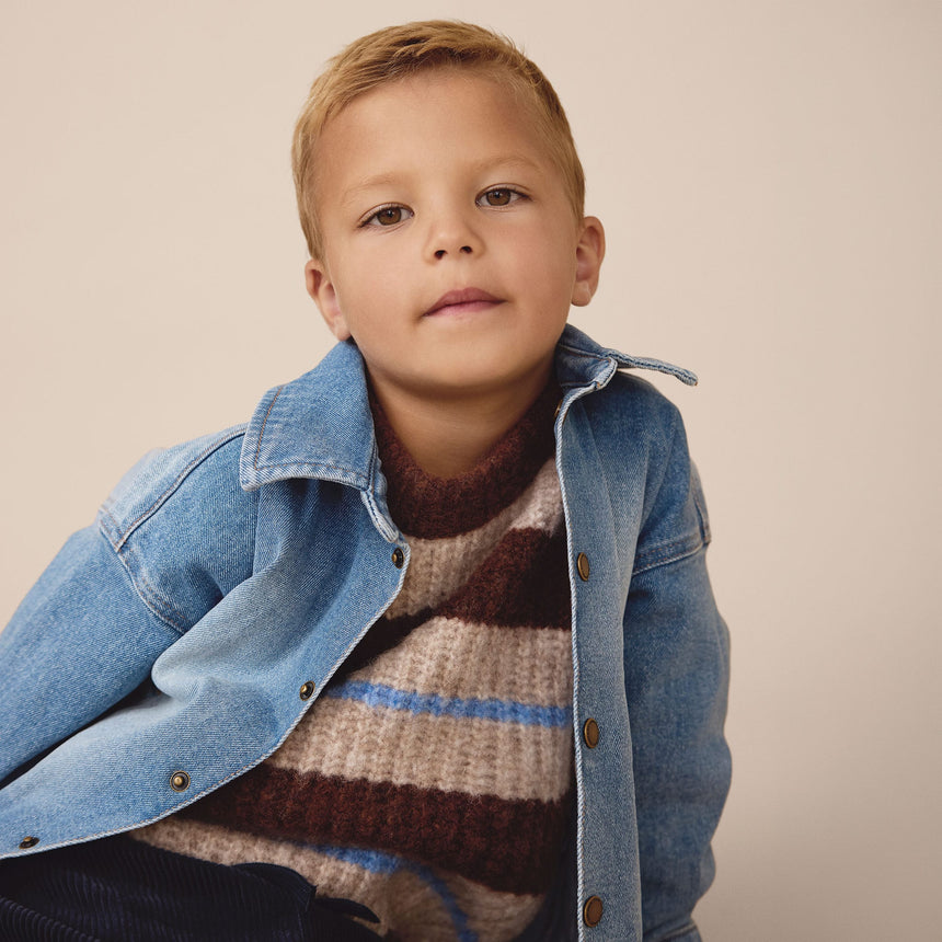 Pull Tricot Rayé 3-10ans-En Fant-ENF-230657-1545-CLÉMENT