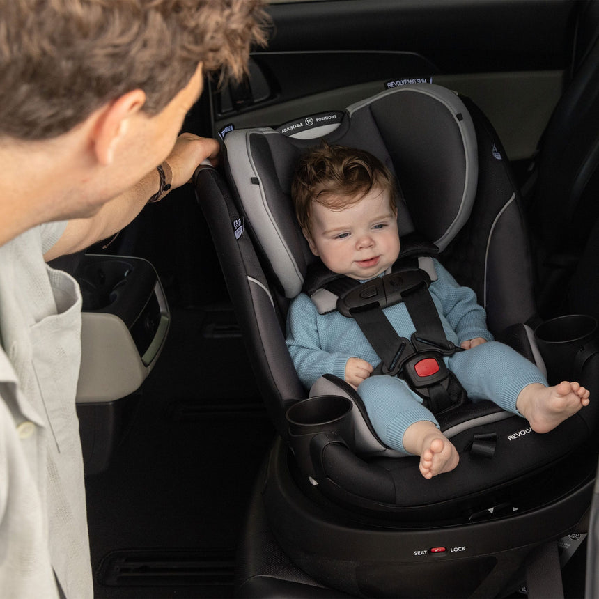 Siège d’Auto Rotatif Revolve360™ Slim 2-en-1 - Noir-Evenflo-EVO-CS260112470C-CLÉMENT
