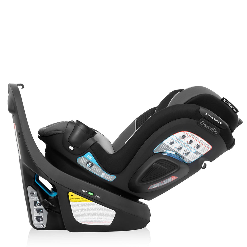 Siège d’Auto Rotatif Revolve360™ Slim 2-en-1 - Noir-Evenflo-EVO-CS260112470C-CLÉMENT