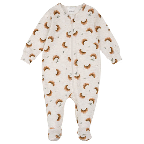 Pyjama Croissant Bleuets 0-12mois-Firsts par Petit Lem-Beige-0 m-FIT-26FGL30P02-CLÉMENT