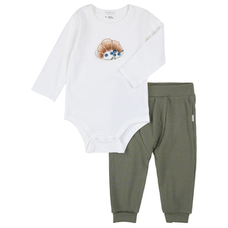 Ensemble Pantalon Bleuets 3-24mois-Firsts par Petit Lem-Ivoire-3 m-FIT-26FGW30E01-CLÉMENT