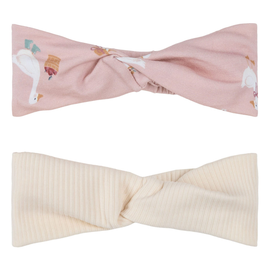 Bandeaux (2) Oies Pommes 6-24mois-Firsts par Petit Lem-Rose-6-12 m-FIT-26FGW33A13-CLÉMENT