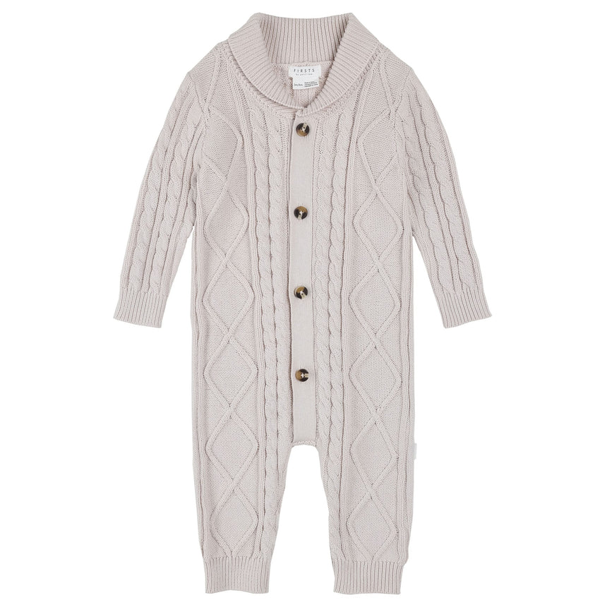 Combi Tricot Citrouilles 3-24mois-Firsts par Petit Lem-Beige-3-6 m-FIT-26FGW34N04-CLÉMENT