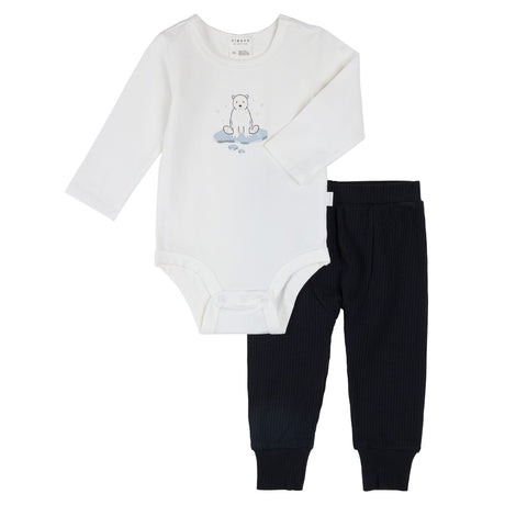 Ensemble Pantalon Polaire 3-24mois-Firsts par Petit Lem-Ivoire-3 m-FIT-26FGW38E32-CLÉMENT
