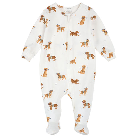 Pyjama Chien Golf 0-12mois-Firsts par Petit Lem-Ivoire-0 m-FIT-26SGL33P02-CLÉMENT