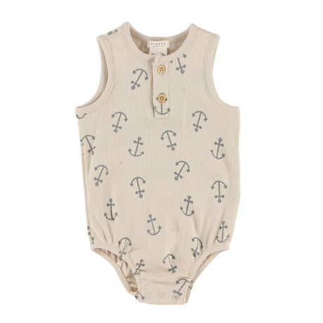 Barboteuse Voiliers 3-24mois-Firsts par Petit Lem-Beige-3 m-FIT-26SGW35T01-CLÉMENT