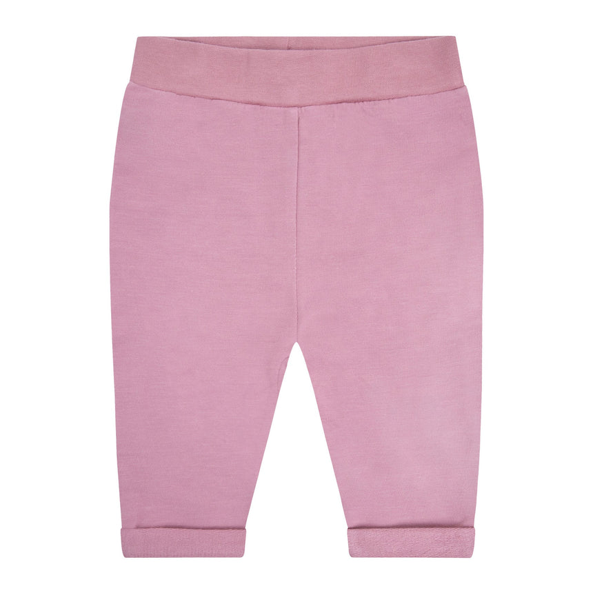 Pantalon Ouaté Uni 6-24mois-Fixoni-Rose-6 m-FIX-423252-6180-CLÉMENT