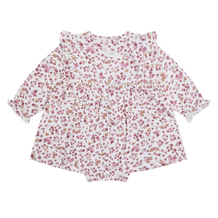 Robe Imprimée Fleurs 6-24mois-Fixoni-FIX-423306-6180-CLÉMENT