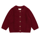 Cardigan Tricot 6-24mois-Fixoni-Bordeaux-6 m-FIX-423341-4261-CLÉMENT