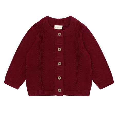 Cardigan Tricot 6-24mois-Fixoni-Bordeaux-6 m-FIX-423341-4261-CLÉMENT