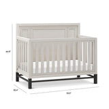 Couchette Convertible 4-en-1 Newbern - Bois Blanc-Franklin et Ben-FRB-B25801WDF-CLÉMENT