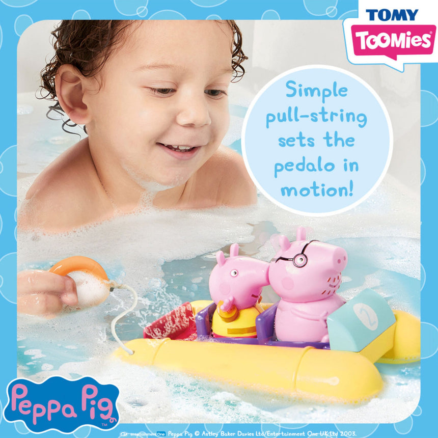 Jouet pour le Bain Pédalo Peppa Pig-Lamaze-FYE-E73107C1-CLÉMENT