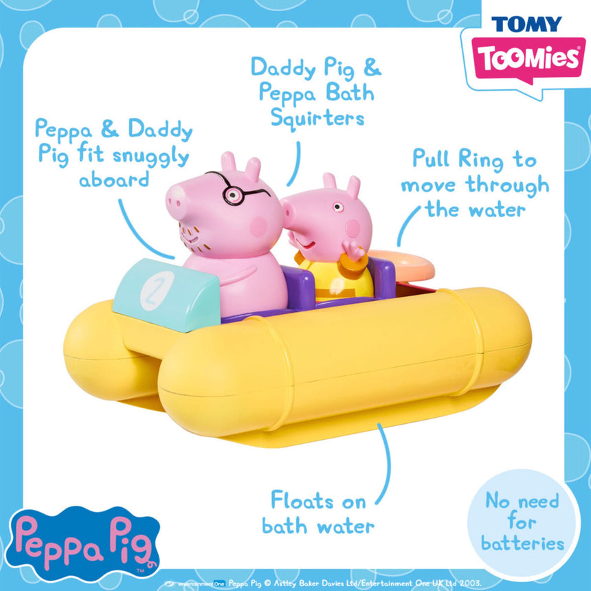 Jouet pour le Bain Pédalo Peppa Pig-Lamaze-FYE-E73107C1-CLÉMENT