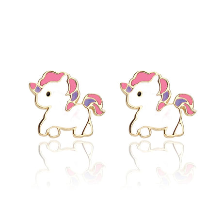 Boucles D'oreille Licorne Magie-Girl Nation-GLN-GN-J537S08-CLÉMENT