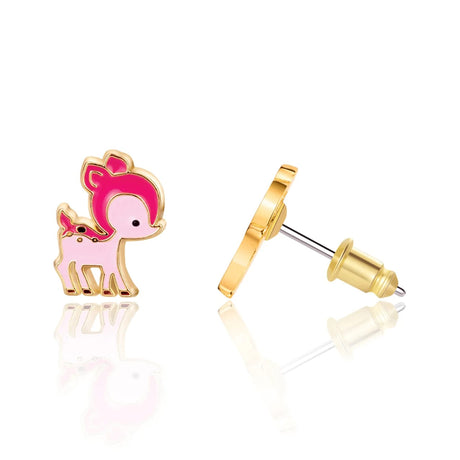 Boucles D'oreille Faons Roses-Girl Nation-GLN-GN-J538S-CLÉMENT