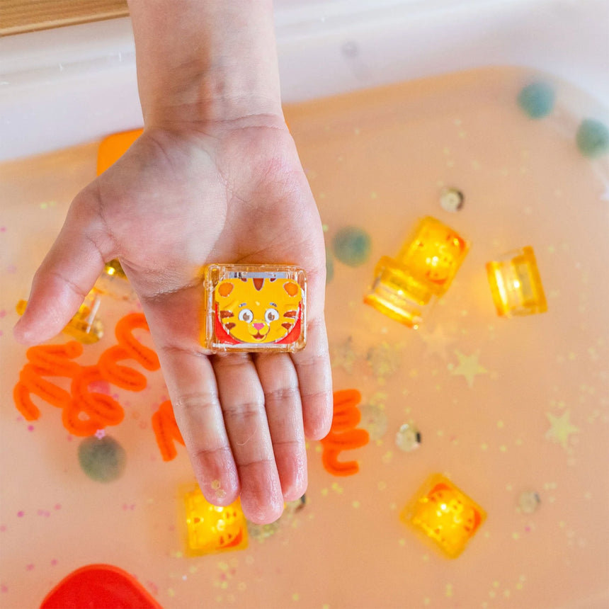 Cubes Lumineux Pour le Bain- Tigre-Glo Pals-GLP-GP405-CLÉMENT