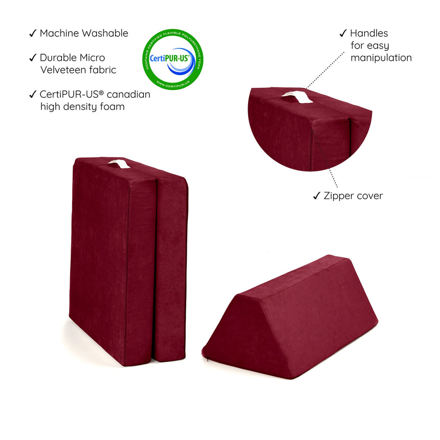 Canapé Modulaire Demi - Cranberry Rain-Go Coconut-GOC-DCRANBERRYRA-CLÉMENT