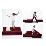 Canapé Modulaire Demi - Cranberry Rain-Go Coconut-GOC-DCRANBERRYRA-CLÉMENT