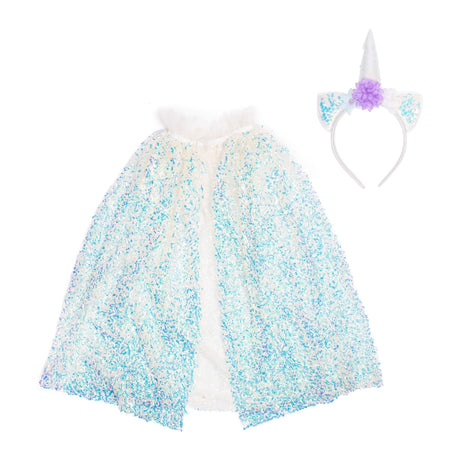 Cape Et Bandeau Licorne Scintillants - 4-6 ans-Great Pretenders-GRP-51405-CLÉMENT