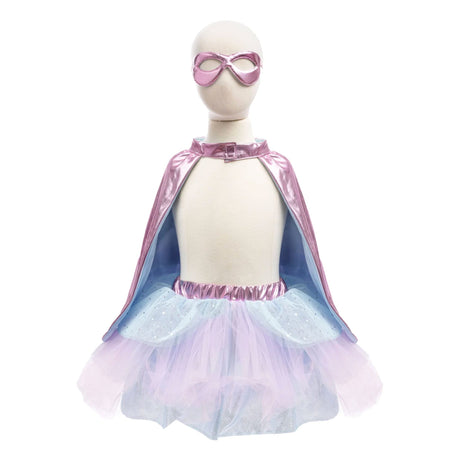 Ensemble Tutu/Cape/Masque Rose Bleu - 4-6ans-Great Pretenders-GRP-67825-CLÉMENT