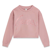 Gilet Ouaté Logo 7-14ans-Guess Kids-Rose-7-GUE-J6YQ02K4420-CLÉMENT