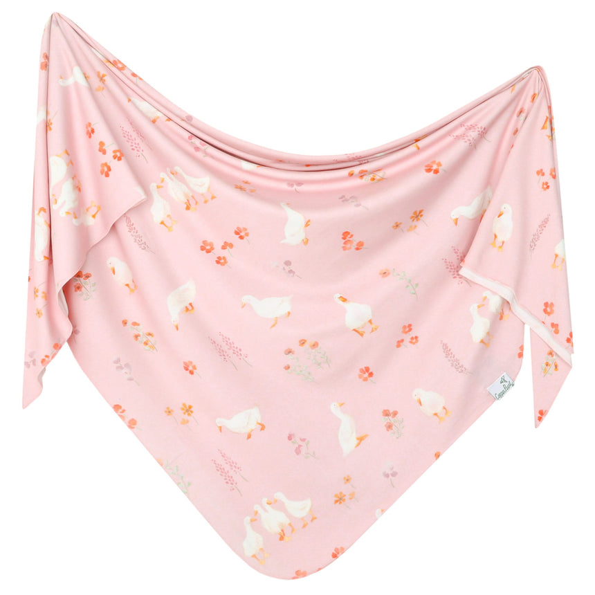 Couverture - Fleurs/Canard Gigi