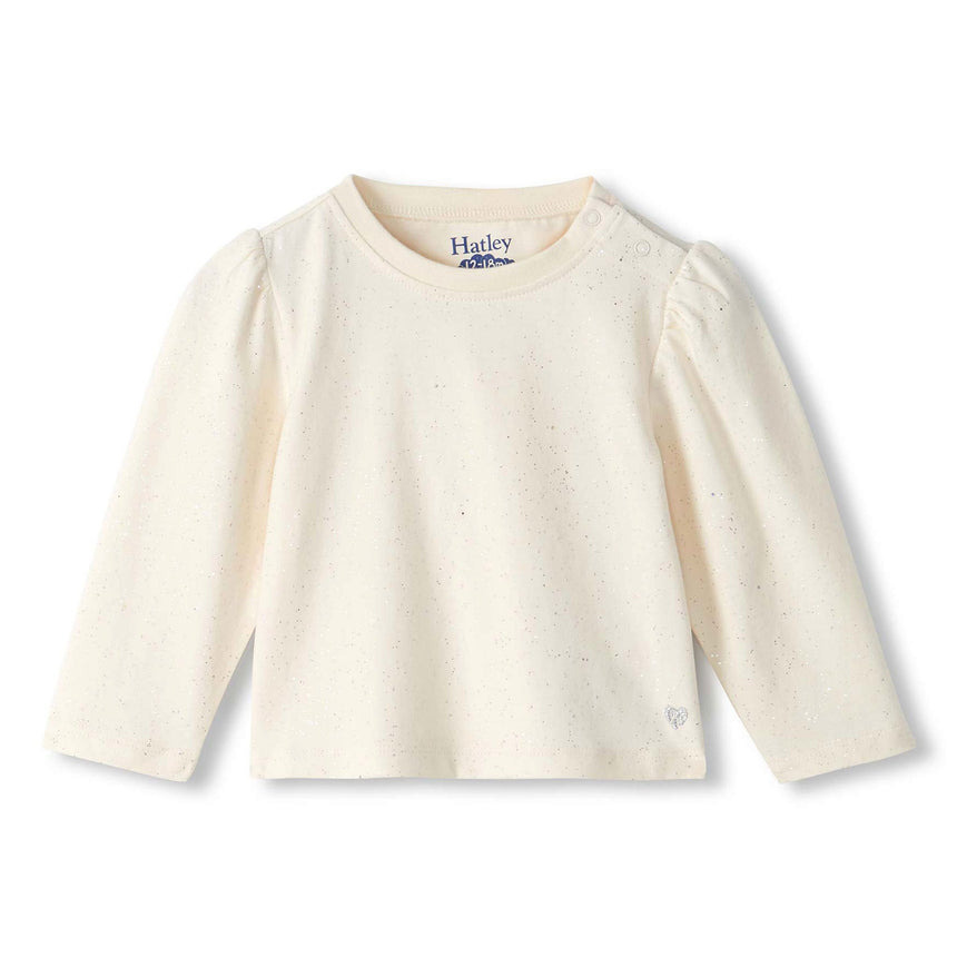 T-shirt Basique 3-24mois-Hatley-Ivoire-3-6 m-HAT-F26GDT1607-CLÉMENT