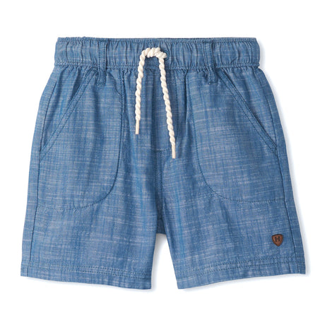 Short Pull On Chambray 3-24mois-Hatley-Bleu-3-6 m-HAT-S00BIT1391-CLÉMENT