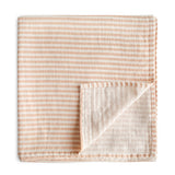 Couverture en mousseline de coton biologique - Rayures Naturel-Mushie-HIE-MS-225-CLÉMENT