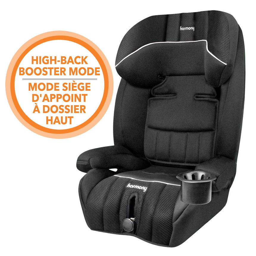 Defender 360 MAX SIP Siège Auto de Luxe Combinaison 3-en-1 - Noir-Harmony-HMY-0302039BLK-CLÉMENT