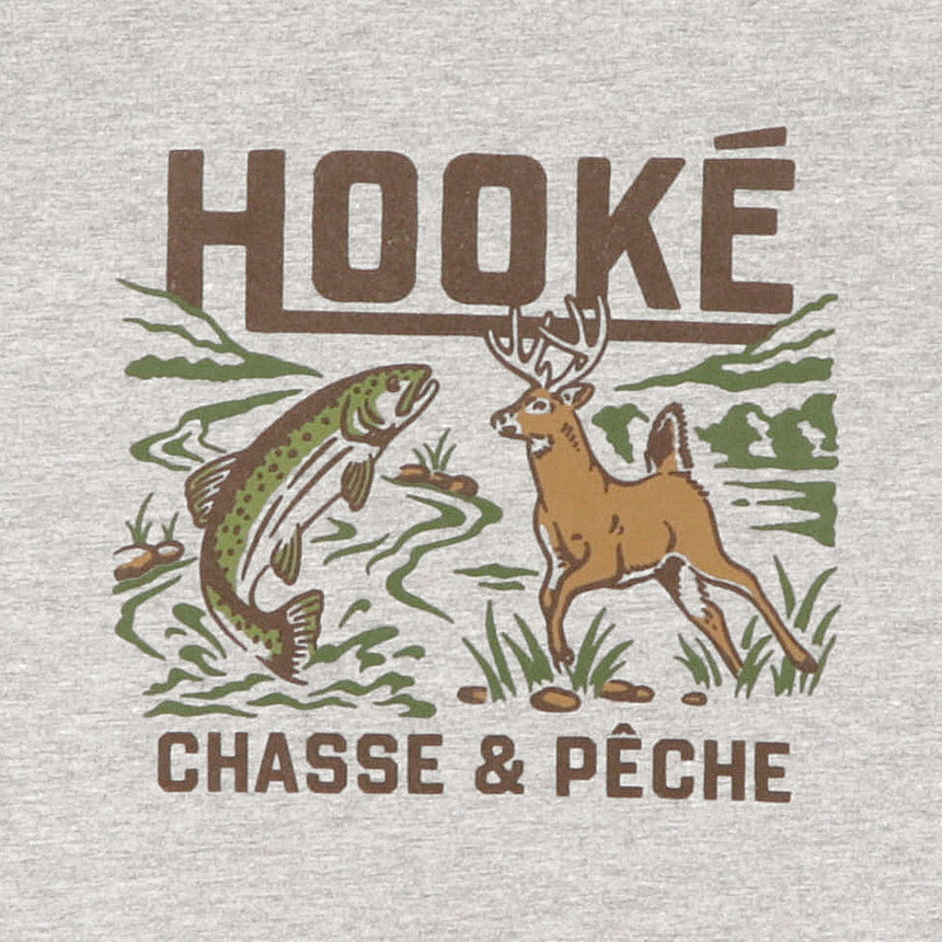 T-shirt Chasse & Pêche 2-12ans-Hooke-HO6-44015-F26-GR-CLÉMENT