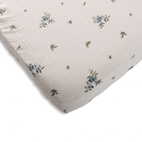 Drap Contour Couchette de Bébé - Bleuet-House of Elia-HOE-CRIB-F2022BL-CLÉMENT