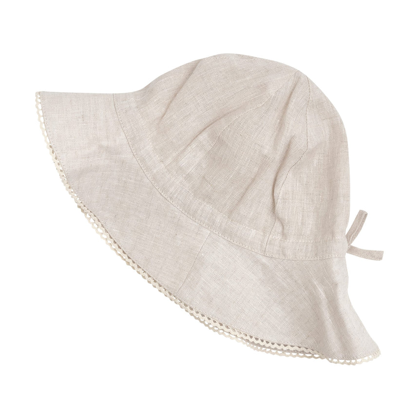 Chapeau d'Été Lin 6-24mois-Huttelihut-Beige-6-12 m-HTH-460467-1-CLÉMENT