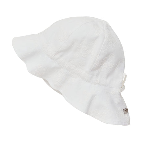 Chapeau d'Été Broderie 6-24mois-Huttelihut-Blanc-6-12 m-HTH-460468-1-CLÉMENT