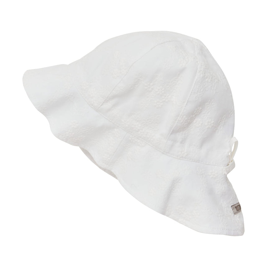 Chapeau d'Été Broderie 2-8ans-Huttelihut-Blanc-2-4-HTH-460468-2-CLÉMENT