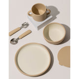 Bol à Ventouse en Silicone avec Couvercle - Sable-Kiko The Label-IKO-BOLSABLE-CLÉMENT