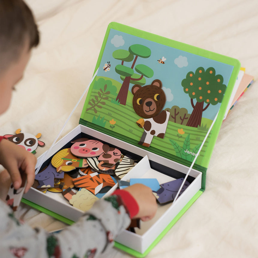 Livre Magnétique - Animaux-Janod-JAD-J02723-CLÉMENT