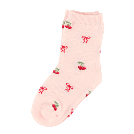 Bas Cerises 9-24mois-Clement - Vetements-Rose-9-12 m-IMN-F25BF-06-1-CLÉMENT