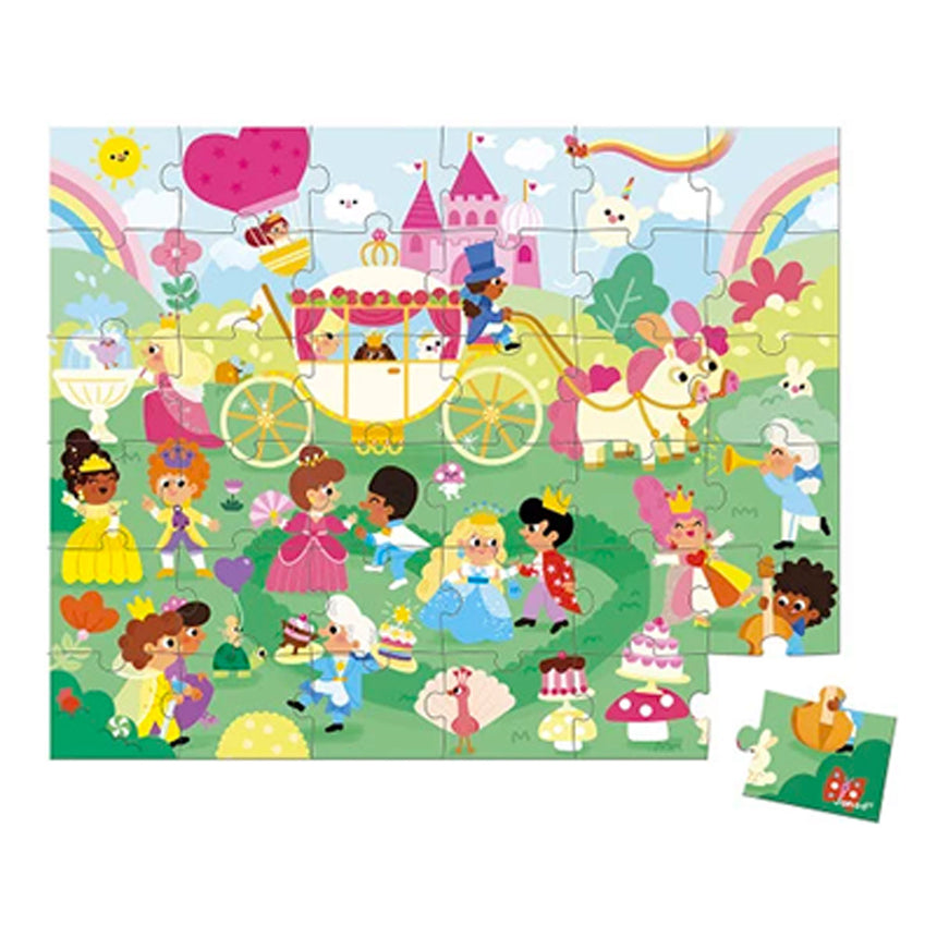 Casse-tête Les Princesses-Janod-JAD-J02381-CLÉMENT