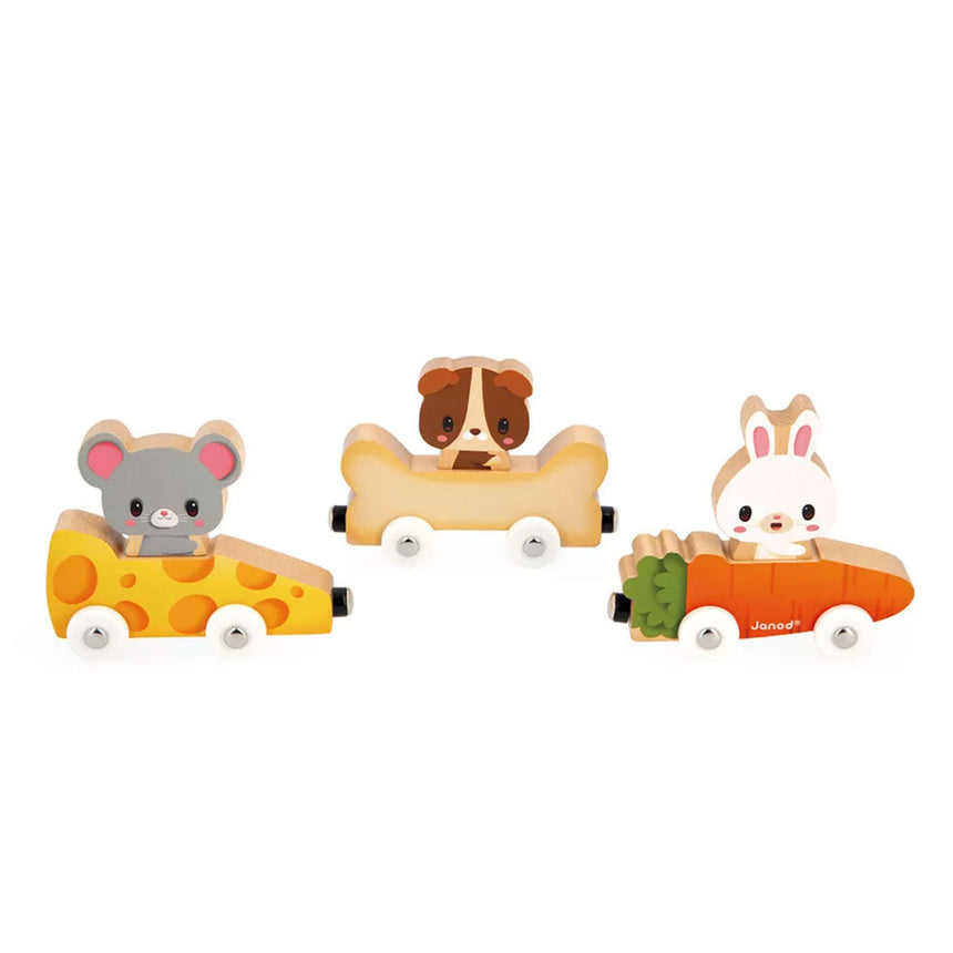 Animaux Domestiques Magnétiques en bois-Janod-JAD-J03315-CLÉMENT