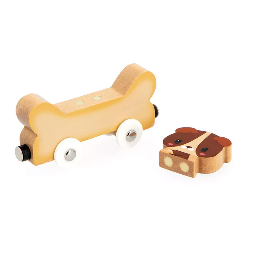 Animaux Domestiques Magnétiques en bois-Janod-JAD-J03315-CLÉMENT