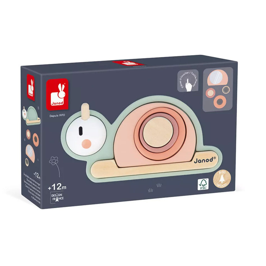 Escargot Empilable Sensoriel Sweet Cocoon-Janod-JAD-J04052-CLÉMENT