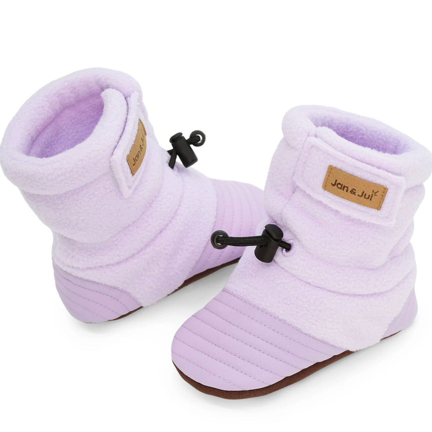 Chausson Stay-put Lilas 3-24mois-Jan n Jul-JAJ-BSA-LVD-CLÉMENT