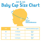 Casquette Coton UV 0-24mois - Blanc-Jan n Jul-JAJ-HBS-WHT-CLÉMENT