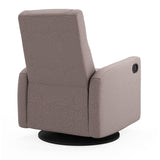 Fauteuil Berçant et Pivotant Nelly - Arlo Beige (Tissu résistant aux taches)-Jaymar BB-JAM-521-ARLO-96-CLÉMENT