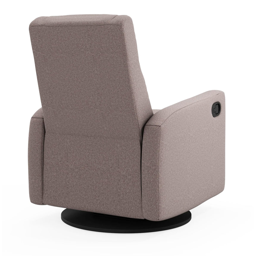 Fauteuil Berçant et Pivotant Nelly - Arlo Beige (Tissu résistant aux taches)-Jaymar BB-JAM-521-ARLO-96-CLÉMENT