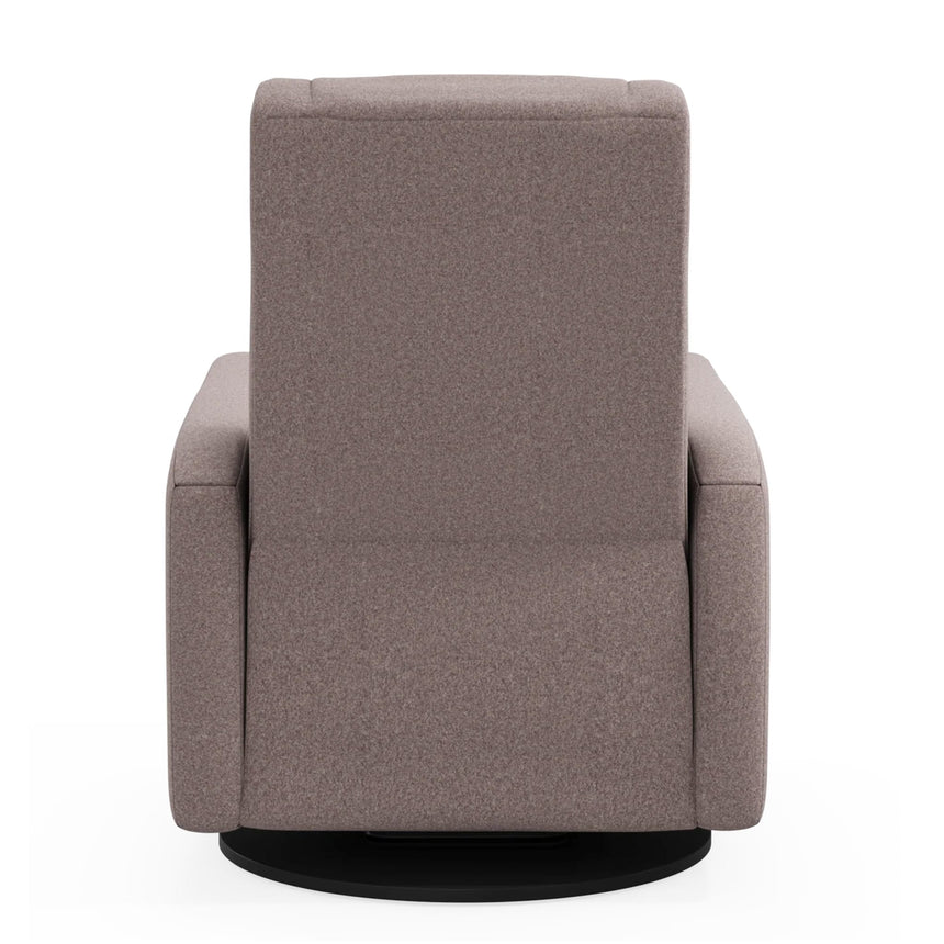 Fauteuil Berçant et Pivotant Nelly - Arlo Beige (Tissu résistant aux taches)-Jaymar BB-JAM-521-ARLO-96-CLÉMENT