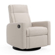 Fauteuil Berçant et Pivotant Nelly - Beyond Sheep Vanille / Noir-Jaymar BB-JAM-521-BEYONVAN-CLÉMENT