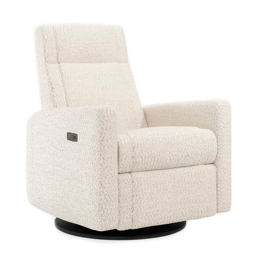Fauteuil Berçant et Pivotant Nelly - Puppy Pearl / Noir avec Mécanisme Électrique-Jaymar BB-JAM-525-PUPPY-11-CLÉMENT